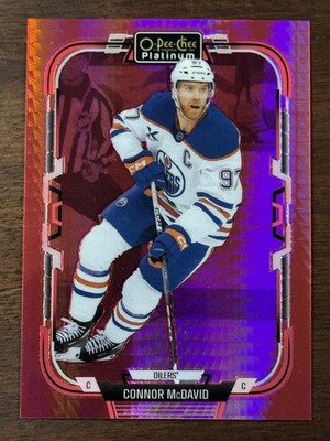 2025-26 OPC Platinum - Connor McDavid #63 RED PRISM /199