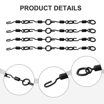 Komponenten Drehscheiben Fishing Hook Metal Quick Change Spare Terminal