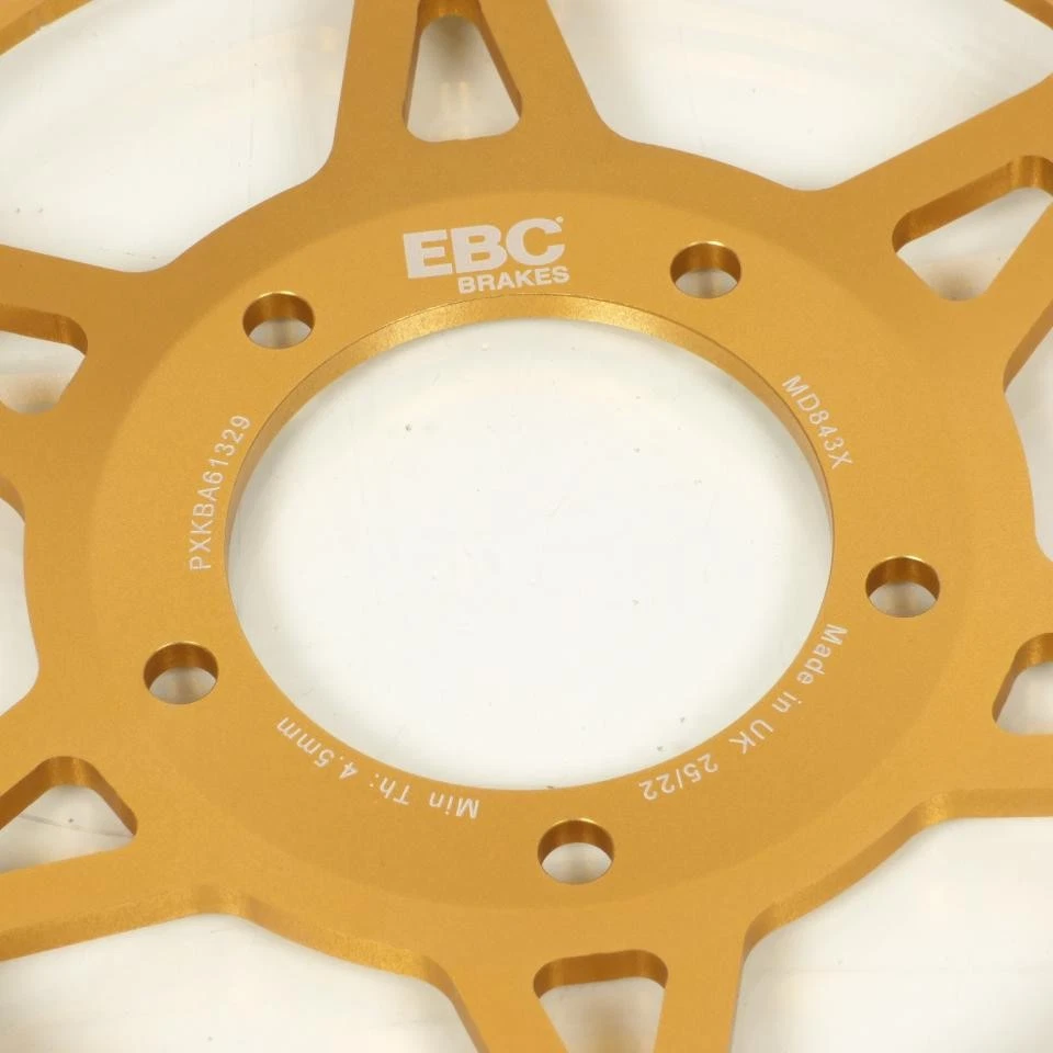 Disque de frein AV EBC pour moto Ducati 1100 MONSTER S ABS 2009-2010 320x72x5 - Photo 2/4