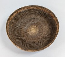 Antique Native American Indian Woven Basket Southwest Missian Pima Papago