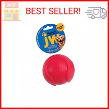 JW Pet Company iSqueak Bouncin' Baseball Dog Toy, Large (Colors Vary), multi (40