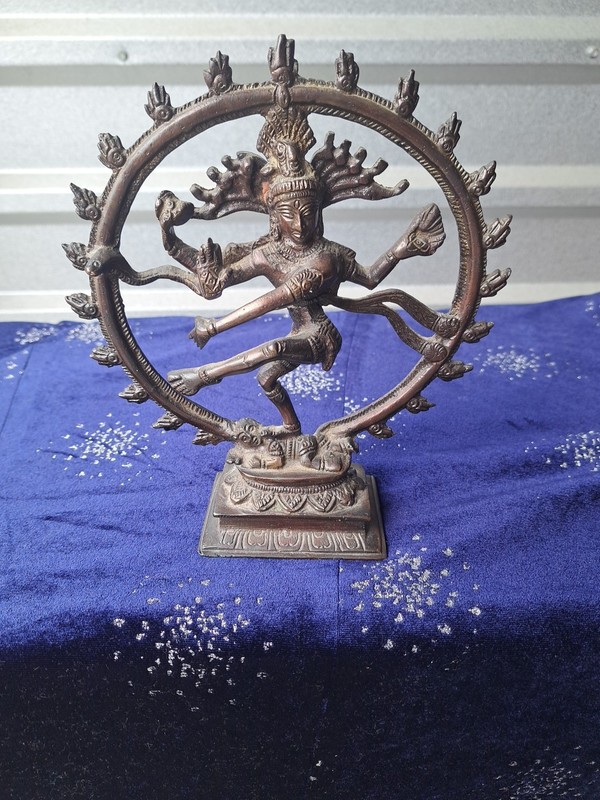 Bronze Nataraja Shiva Statue Decor Sculpture