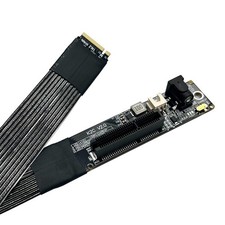 M.2 NVMe to PCIe x4 Flexible Extension Cable High Speed Riser Cord K42SC-BK