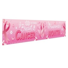 Breast Cancer Awareness Month Decorations, Breast Cancer Awareness Banner, Br...