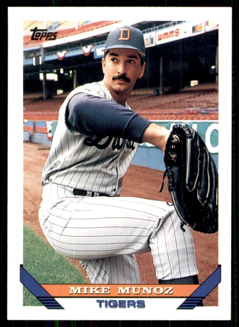 1993 Topps Mike Munoz Detroit Tigers #379