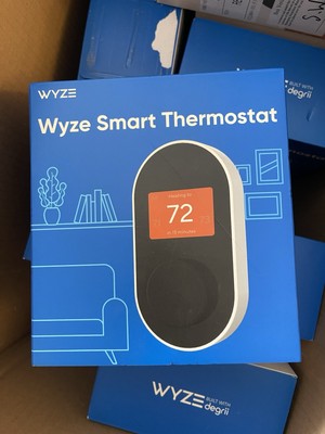 Wyze Smart 7 Day Programmable Thermostat Model WTHERM  OPEN BOX 