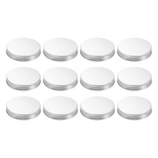 12Stk Einmachdeckel,68mm,Ersatzdeckel aus Aluminium,luftdicht,für Einmachgläser