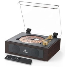 CD Player with Built-in Speakers Bluetooth Retro Portable CD Players for Home