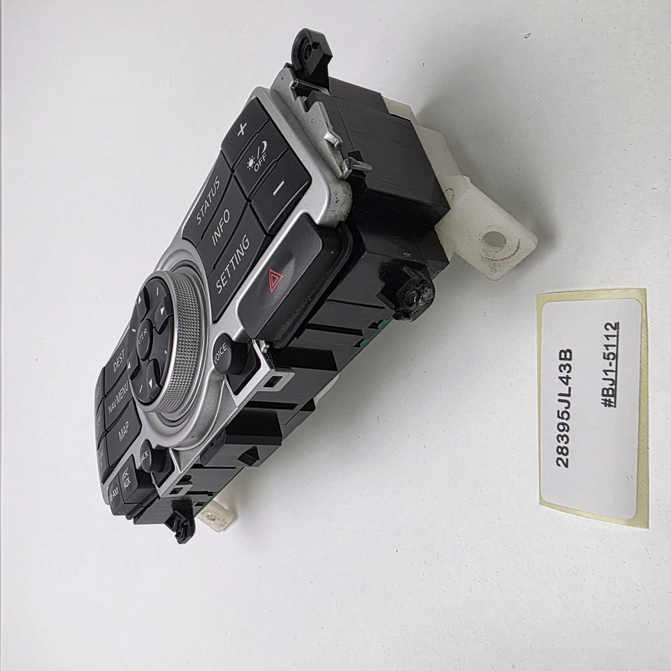 2009 Infiniti G37 SWITCH ASSY-ITS & AUDIO 28395JL43B - Image 4 of 4