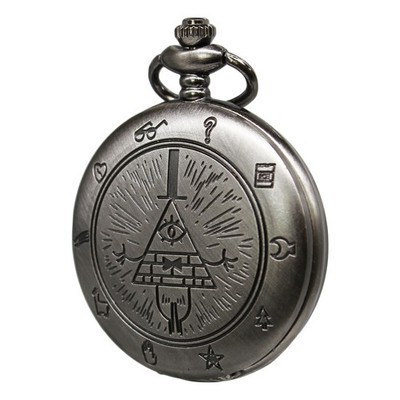 SIMAOTE Vintage Pocket Watch, Gravity Falls - Bill Cipher Bronze-2