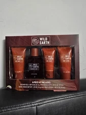 Wild Earth 4 Piece Kit - Shower Gel, Fragrance Mist, Hand Cream & Body Lotion