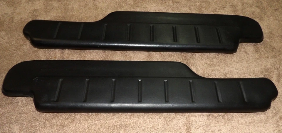 Ford Thunderbird 1964 1965 techo rígido Landau convertible original negro par de parasoles Foto 4 de 4