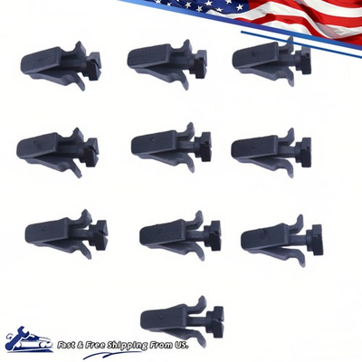 #ad 10pcs Fit for Nissan 76882 0M060 Grille Clips Front Grill Bumper Cover Retainer $9.99