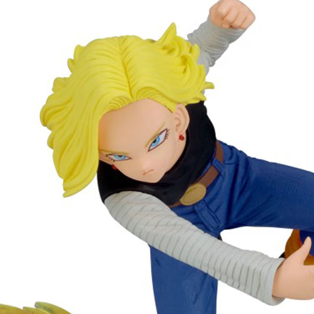Figurine C18 GxMateria Dragon Ball Z idéale pour décorer un bureau de geek