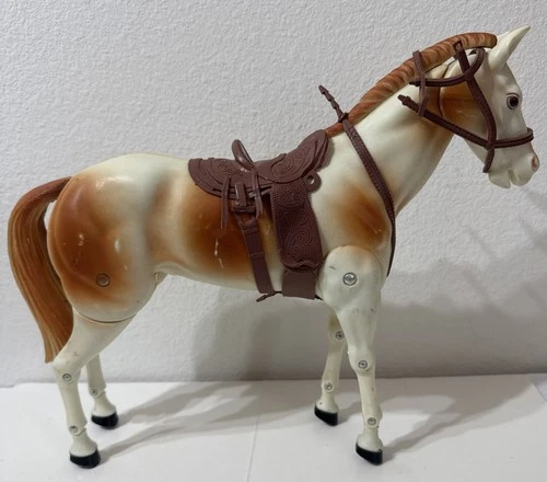 Vtg 1973 Lone Ranger Rides Again Tonto's Horse Scout Gabriel Hard Plastic Figure