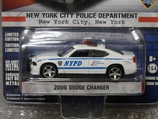 1/64 GL Greenlight NYPD 2009 DODGE CHARGER YORK CITY POLICE DEPARTMENT  HOT