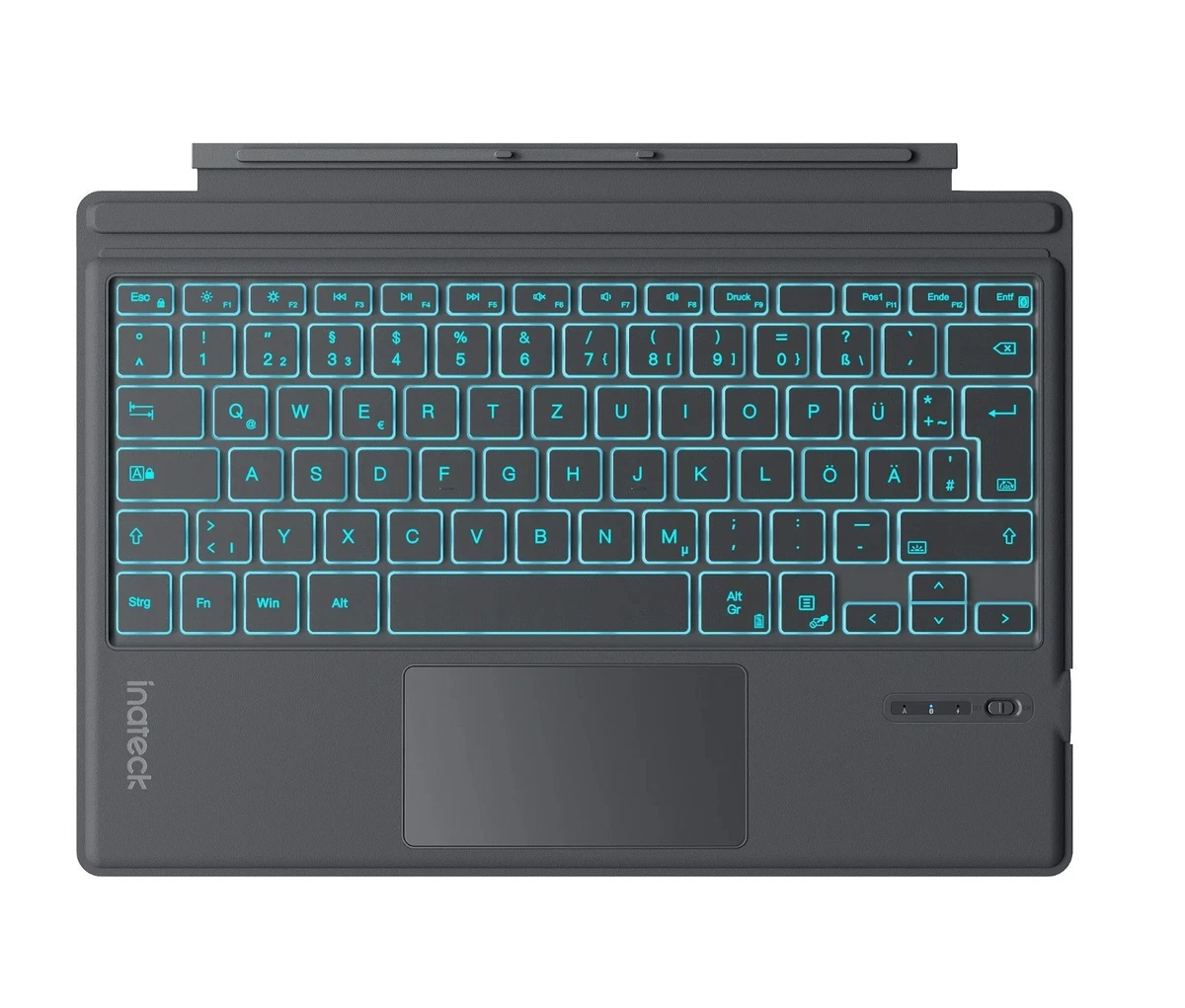 Clavier Microsoft Signature Pour Surface Pro 8 Platine - Azerty Ançais + Stylet Microsoft Surface Slim Pen 2 Noir