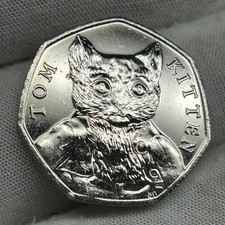 2017 - Tom Kitten - 50 Pence Coin - #186