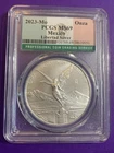 2023 Mo Mexico Libertad Onza 1 oz .999 Silver - PCGS MS 69 - Beautiful Coin!!