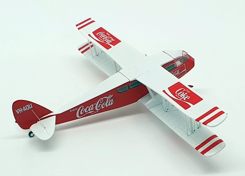 Oxford Diecast 1/72 Scale 72DG002CC - D.H.84 Dragon VH-AQU - Coca Cola - Image 2 of 4