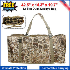 12 Slot Camo Duck Decoy Bag Waterfowl Hunting Blind Camouflage Printing Storage