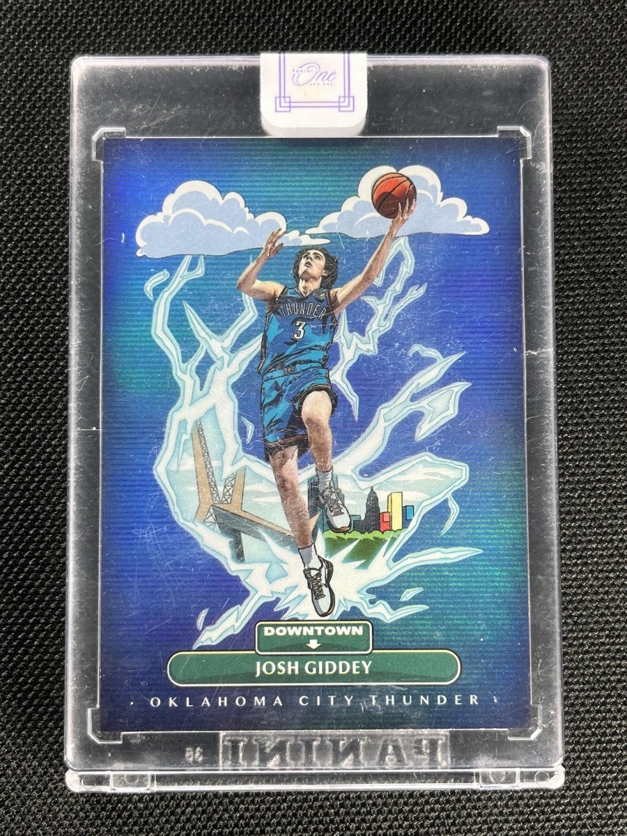 2021-22 Panini One And One Josh Giddey #15 Downtown Rookie RC Case Hit SSP