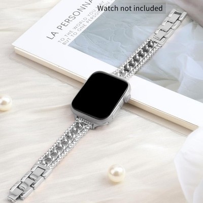 Bling  Band For Apple Watch Band Series 11 10 9 8 7 6 5 4 3 Metal Band iWatch