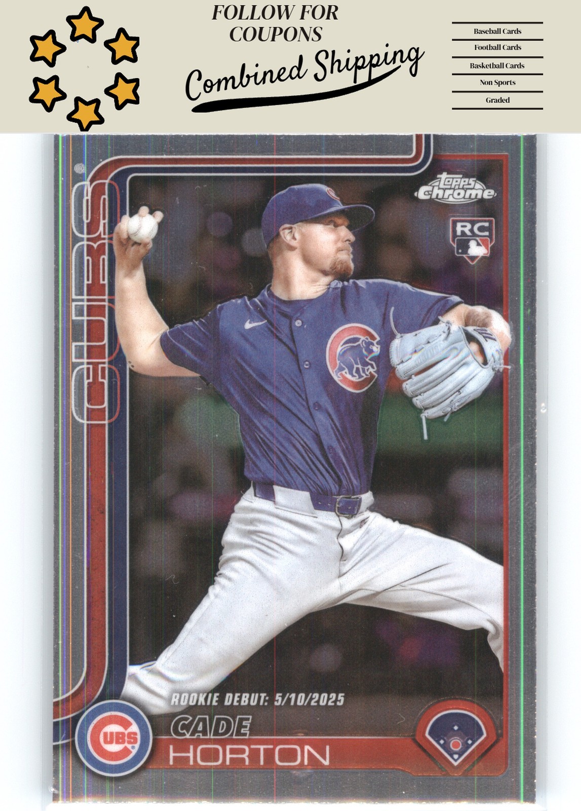 2025 Topps Chrome Update #USC102 Cade Horton