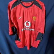 MANCHESTER UNITED 2000s New W/Tags HOME FOOTBALL SHIRT SOCCER JERSEY NIKE XL