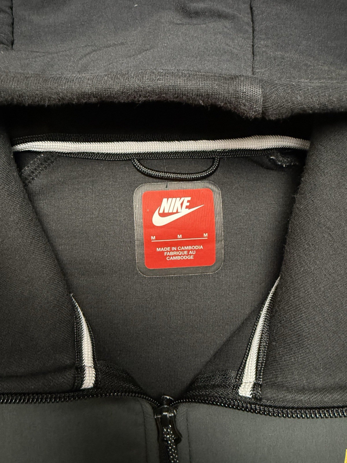 Nike Tech Fleece Woven Tracksuit Full Set Black Gold Mens Size medium VGC RARE image 9