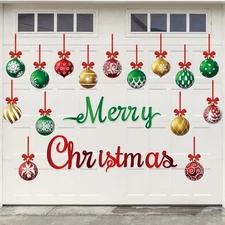"36 Pcs Christmas Garage Door Magnets Decorations, Xmas Ball Garage "