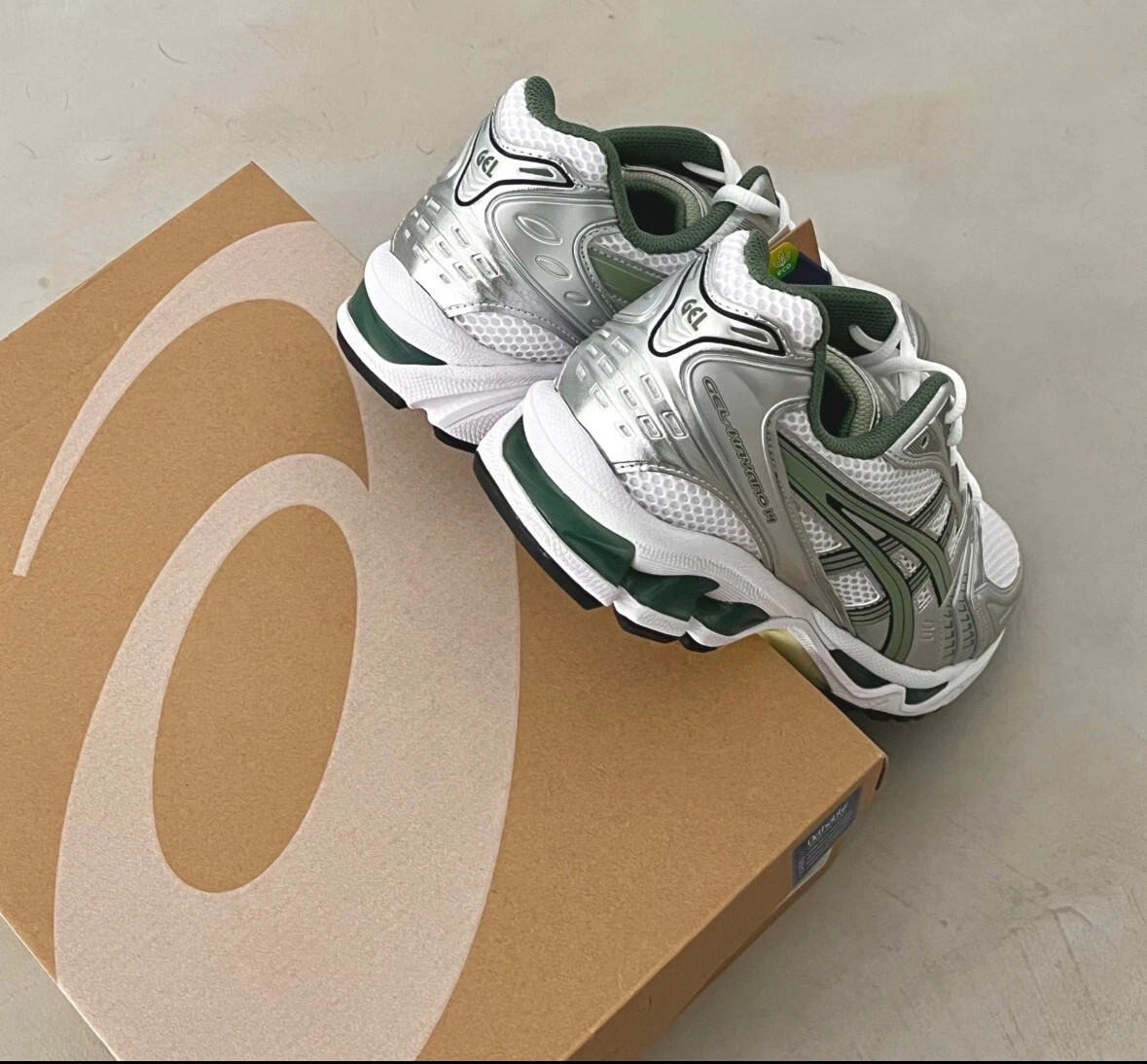 1201A019-107 Asics Gel Kayano 14 'Pure Silver Slate Grey' size 7