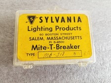 ONE 1x Sylvania MITE-T-BREAKER MB315 MB318 SB753 Glass Encapsulated NOS