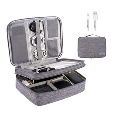 OrgaWise Electronics Organizer, Electronic Three layer-Grey, layer-Grey