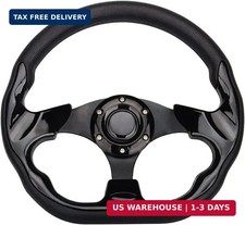 D Shape Style Golf Cart Steering Wheel Universal Design for Club Car Ds and Prec