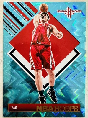 2024 Panini NBA Hoops Teal Explosion parallel  #298 Yao Ming Houston Rockets