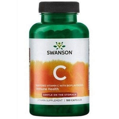 SWANSON, VITAMIN C Bioflavonoids Gepufferd Immunsystem 100 Kapseln SUPER PREIS