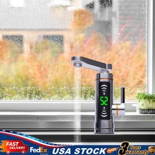3000W Electric Hot Water Heater Faucet Tankless Instant Kitchen Bathroom Tap