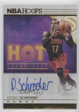 2016-17 Panini NBA Hoops Hot Signatures Dennis Schroder #24 Auto 0g4