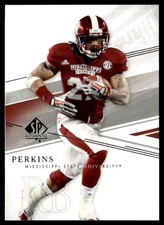 2014 SP Authentic LaDarius Perkins Rookie Mississippi State Bulldogs #64