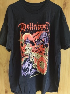 Hellripper Bandshirt Gr. XL Schwarz Speed Metal Mester Stoor Worm