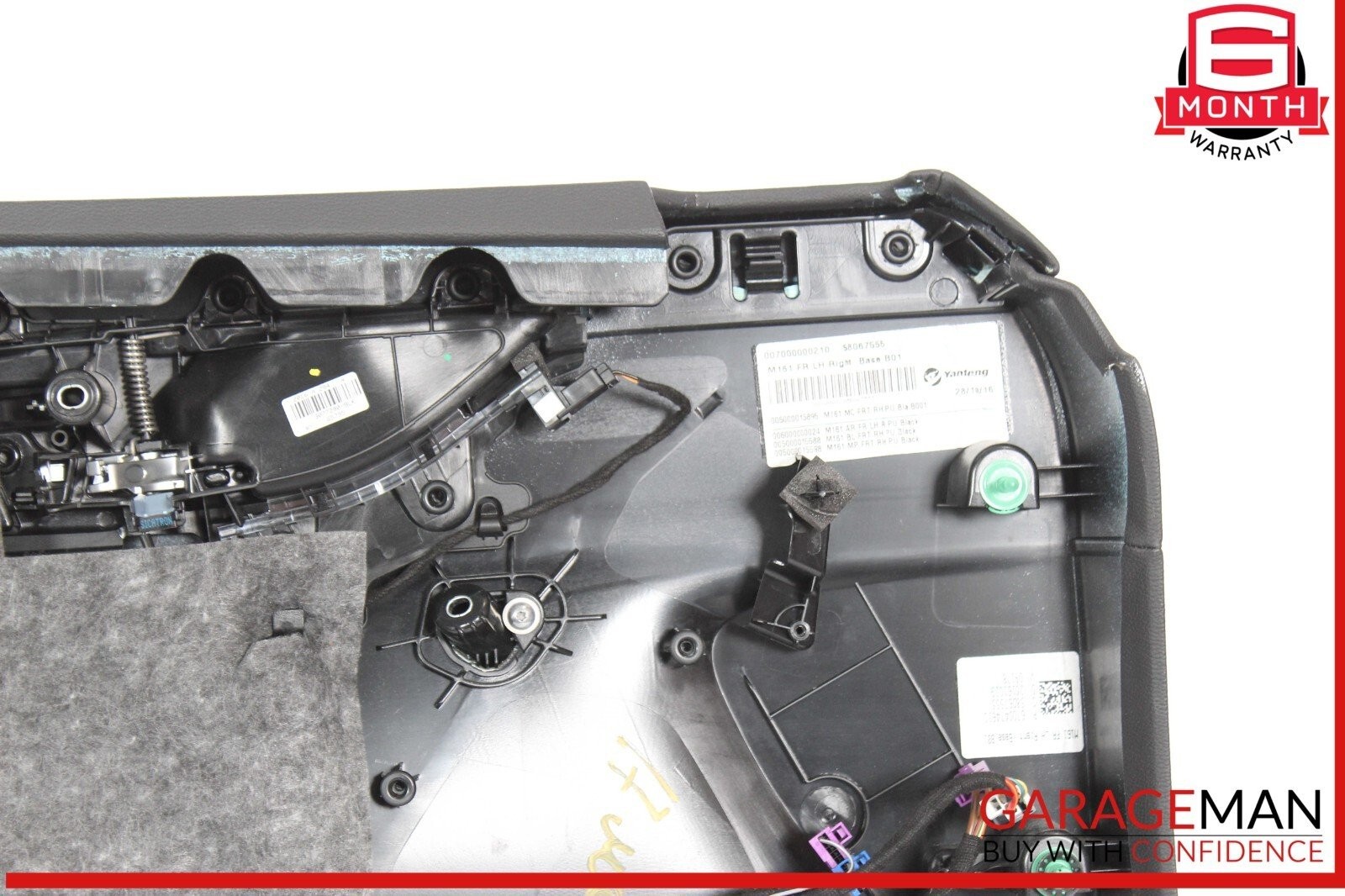 17-20 Maserati Levante M161 Interior Door Panel Front Right Side Black OEM