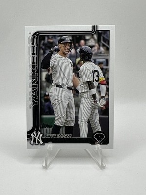 2025 Topps Update #US85 City Boys! (Aaron Judge / Jazz Chisholm Jr.)