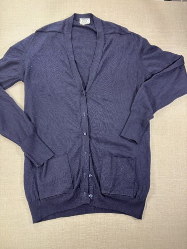 Vintage Laura Ashley Wool Cardigan One Size Made in Great Britain - See Desc.