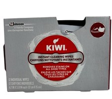 Kiwi Instant Cleaning Wipes, 12 Count Shoe Cleaner Shoe Individual Wipes Johnson