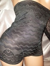 VTG Silky Nylon SCULPT SHAPE NIP TUCK DROP LEG ARTSY HIGH WAIST PANTIES GIRDLE