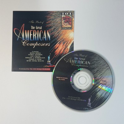 The 101 Strings Orchestra - The Best of American Composers CD 1996 Classical