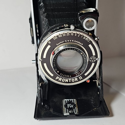 Macchina fotografica pieghevole vintage Franka Werk Rotfix Prontor II, made in Germany buone condizioni - Foto 4 di 7