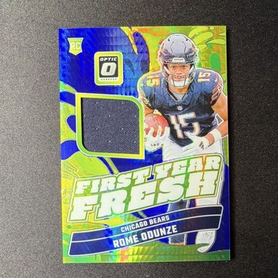Panini 2024 Donruss Optic Rome Odunze Bears RC First Year Fresh Mem #FYF-ROE