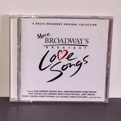 More Broadway's Greatest Love Songs CD